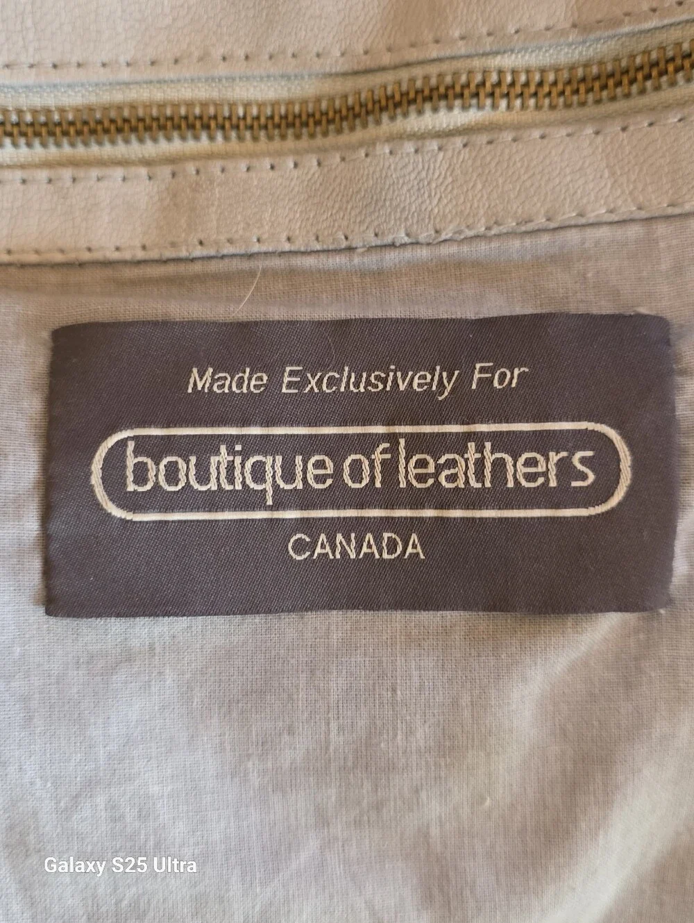 Vintage Boutique of Leathers Canada Distressed Woven Leather Hobo Bag